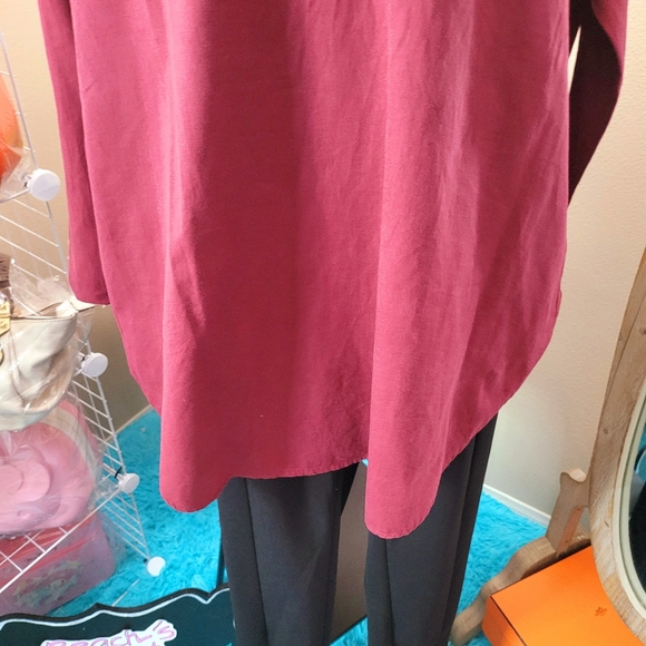 women's oversized blouse - Picture 4 of 7